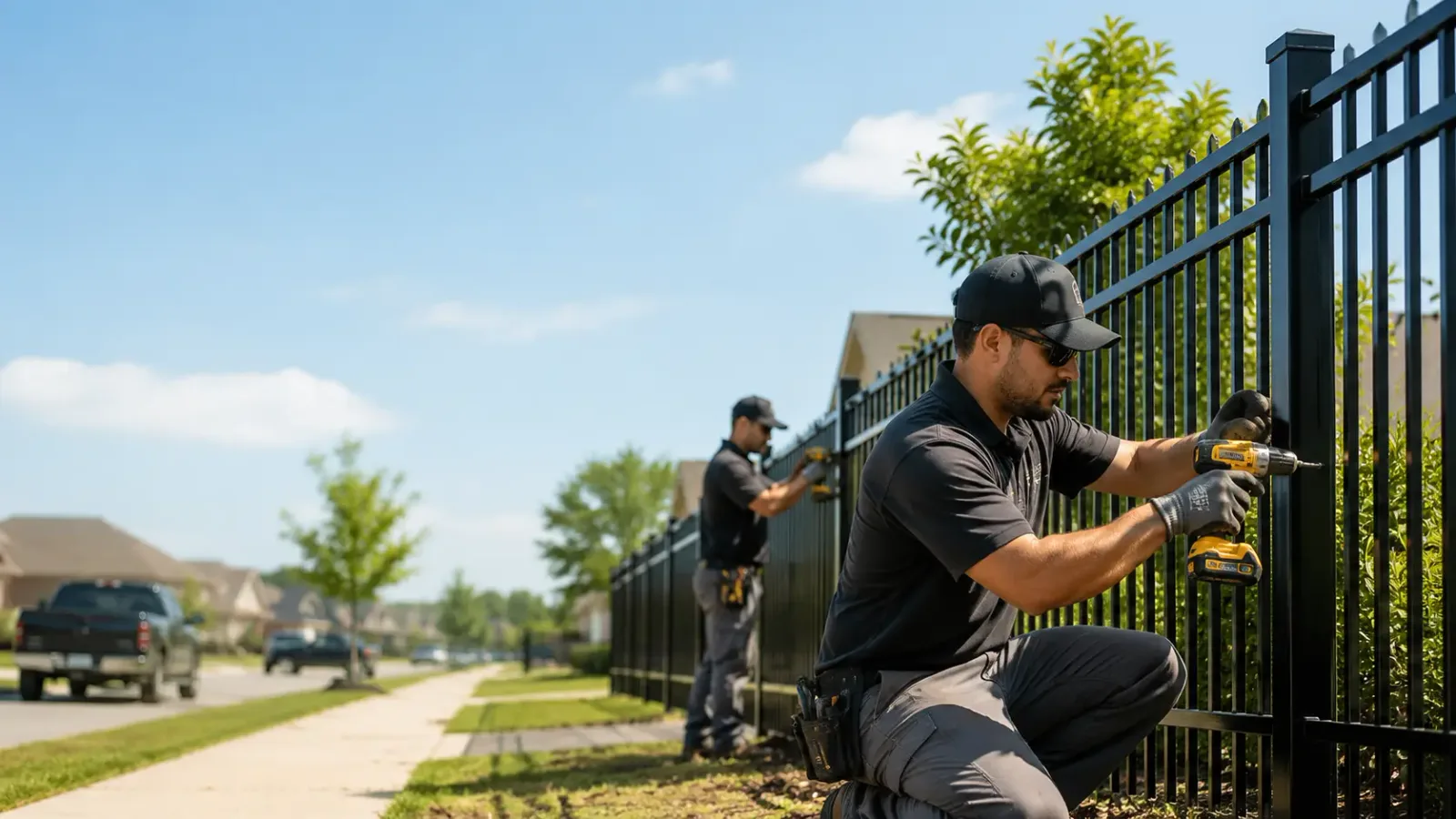 Metal Fence Installation in Clarington, OH